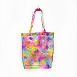 τσάντα για ψώνια με φωτεινό χρώμα